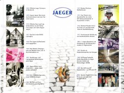 Firmenhistorie 175 Jahre Firma Jaeger DVD  Einleger